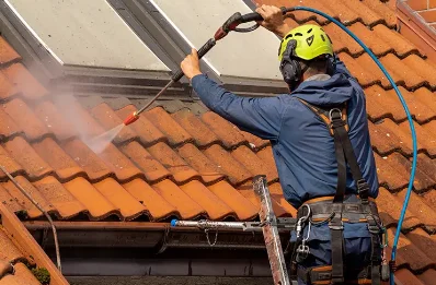 Démoussage et hydrofuge de toiture à Jarne